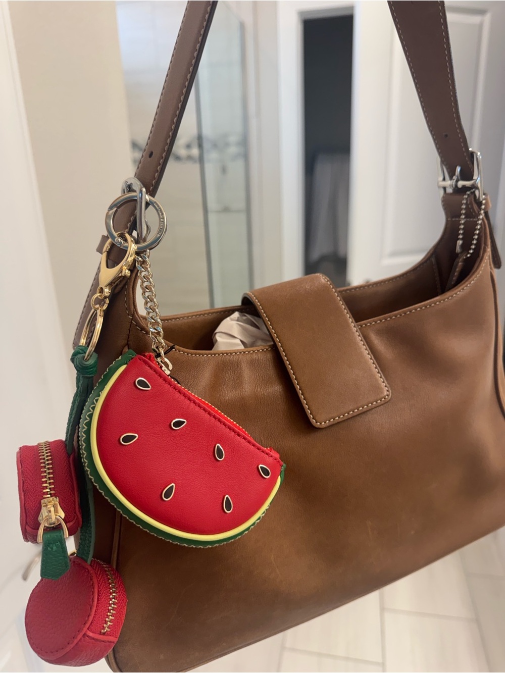 Kate Spade watermelon coin purse / bag charm